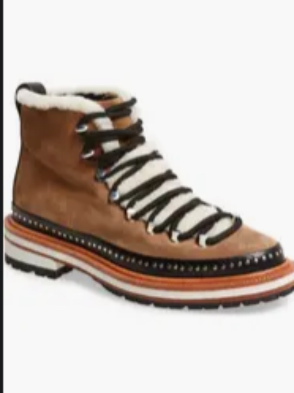 rag & bone Compass Genuine Shearling Combat Boot - Picture 3 of 7